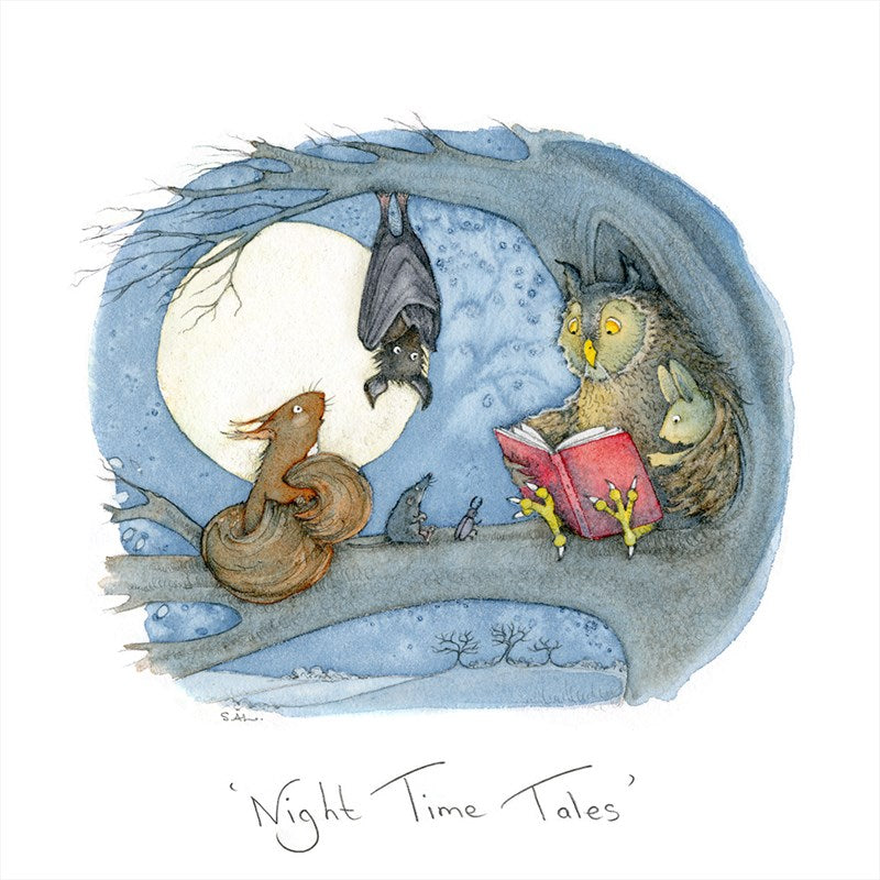 'Night Time Tales' Greetings Cards